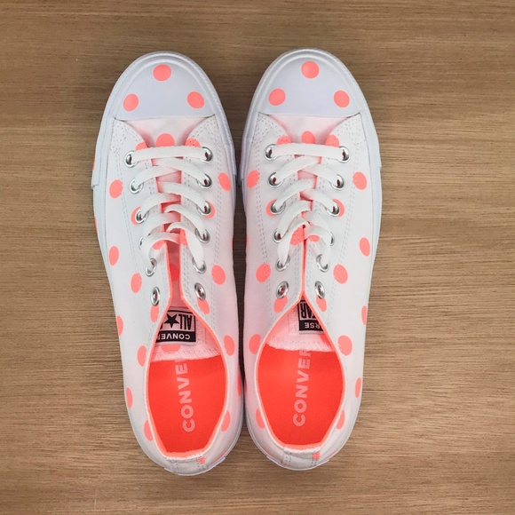 NEW Converse Chuck Taylor All Star Polka Dot OX - Picture 6 of 7